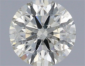 Picture of Natural Diamond 0.40 Carats, Round with Excellent Cut, I Color, SI2 Clarity and Certified by IGI