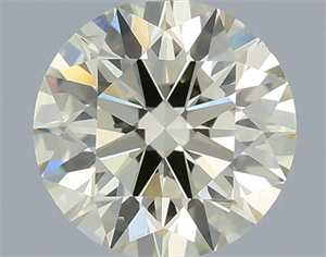 Picture of Natural Diamond 0.44 Carats, Round with Excellent Cut, N Color, SI1 Clarity and Certified by IGI