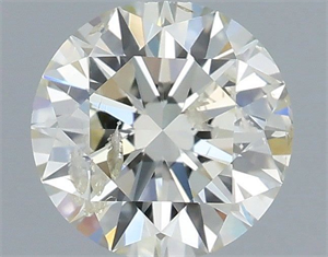 Picture of Natural Diamond 0.70 Carats, Round with Excellent Cut, J Color, I1 Clarity and Certified by IGI