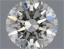 Natural Diamond 0.40 Carats, Round with Excellent Cut, I Color, SI1 Clarity and Certified by IGI