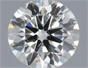 Natural Diamond 0.40 Carats, Round with Excellent Cut, I Color, SI1 Clarity and Certified by IGI
