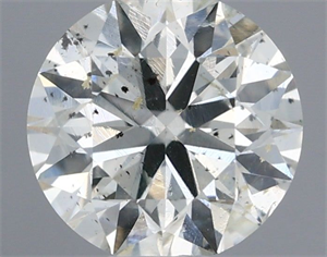Picture of Natural Diamond 0.50 Carats, Round with Very Good Cut, I Color, SI2 Clarity and Certified by IGI