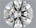 Natural Diamond 0.52 Carats, Round with Excellent Cut, I Color, SI2 Clarity and Certified by IGI