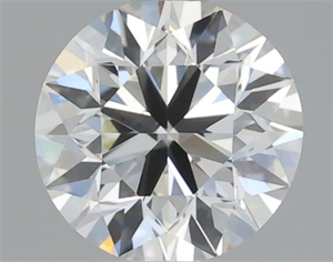 Picture of Natural Diamond 0.50 Carats, Round with Very Good Cut, I Color, VS2 Clarity and Certified by IGI