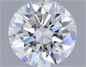 Natural Diamond 0.40 Carats, Round with Very Good Cut, D Color, VS2 Clarity and Certified by IGI