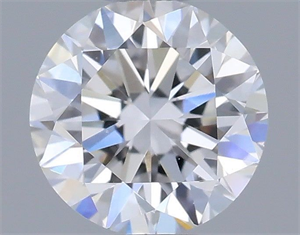 Picture of Natural Diamond 0.40 Carats, Round with Very Good Cut, D Color, VS2 Clarity and Certified by IGI