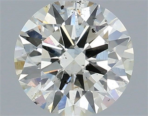 Foto Diamante Natural 0.50 quilates, Redondo , Color K, claridad SI2 y certificado IGI de