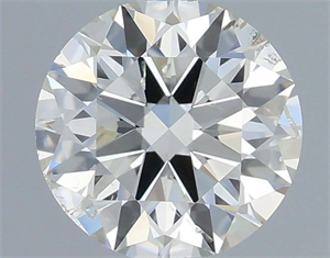 Picture of Natural Diamond 0.40 Carats, Round with Excellent Cut, H Color, SI1 Clarity and Certified by IGI