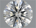 Natural Diamond 0.71 Carats, Round with Excellent Cut, K Color, SI2 Clarity and Certified by IGI