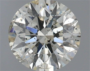 Picture of Natural Diamond 0.71 Carats, Round with Excellent Cut, K Color, SI2 Clarity and Certified by IGI