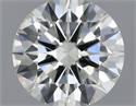 Natural Diamond 0.40 Carats, Round with Excellent Cut, I Color, SI1 Clarity and Certified by IGI