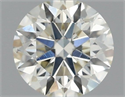 Natural Diamond 0.40 Carats, Round with Excellent Cut, I Color, SI1 Clarity and Certified by IGI