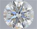 Natural Diamond 0.41 Carats, Round with Excellent Cut, I Color, SI1 Clarity and Certified by IGI