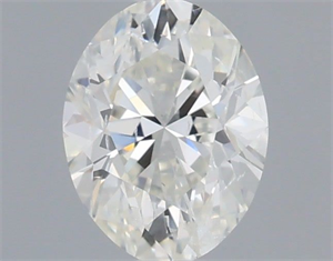 Picture of Natural Diamond 0.50 Carats, Oval with  Cut, H Color, I1 Clarity and Certified by IGI
