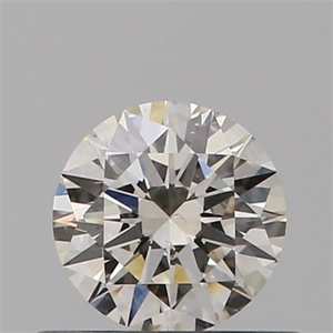 Picture of Natural Diamond 0.41 Carats, Round with Excellent Cut, J Color, SI2 Clarity and Certified by GIA