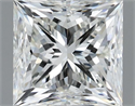 Natural Diamond 1.20 Carats, Princess with  Cut, H Color, VVS1 Clarity and Certified by IGI