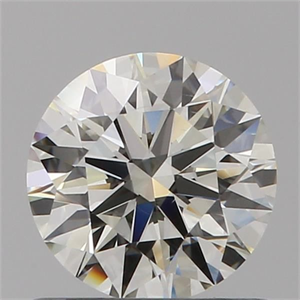 Picture of Natural Diamond 0.70 Carats, Round with Excellent Cut, K Color, SI1 Clarity and Certified by GIA