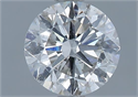 Natural Diamond 1.18 Carats, Round with Very Good Cut, H Color, I1 Clarity and Certified by GIA