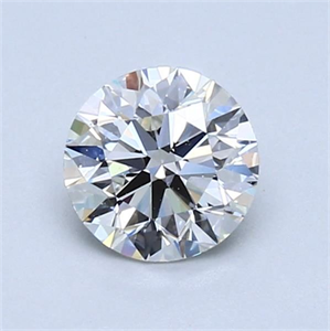 Picture of Natural Diamond 0.90 Carats, Round with Excellent Cut, H Color, VS1 Clarity and Certified by GIA