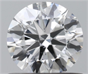 Natural Diamond 0.60 Carats, Round with Excellent Cut, F Color, SI1 Clarity and Certified by IGI