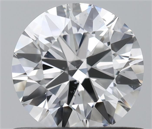 Picture of Natural Diamond 0.60 Carats, Round with Excellent Cut, F Color, SI1 Clarity and Certified by IGI