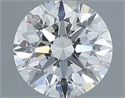 Natural Diamond 0.80 Carats, Round with Excellent Cut, F Color, SI1 Clarity and Certified by IGI