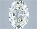 Diamante Natural 3.01 quilates, Ovalado , Color I, claridad IF y certificado IGI