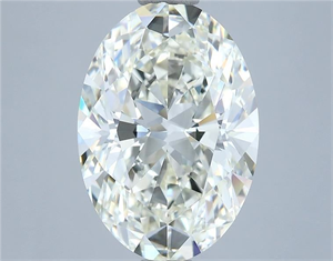 Foto Diamante Natural 3.01 quilates, Ovalado , Color I, claridad IF y certificado IGI de