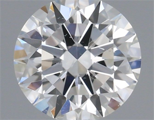 Picture of Natural Diamond 0.40 Carats, Round with Excellent Cut, F Color, SI1 Clarity and Certified by IGI