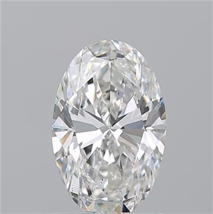 Foto Diamante Natural 1.21 quilates, Ovalado , Color G, claridad SI1 y certificado GIA de