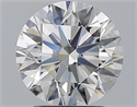 Diamante Natural 2.50 quilates, Redondo , Color F, claridad VS1 y certificado GIA