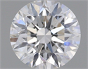 Natural Diamond 0.58 Carats, Round with Excellent Cut, F Color, SI2 Clarity and Certified by GIA