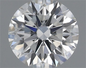 Picture of Natural Diamond 0.40 Carats, Round with Excellent Cut, I Color, VVS1 Clarity and Certified by GIA