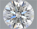 Diamante Natural 0.43 quilates, Redondo , Color I, claridad VVS1 y certificado GIA