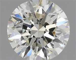 Picture of Natural Diamond 0.70 Carats, Round with Excellent Cut, L Color, VVS1 Clarity and Certified by GIA