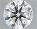 Diamante Natural 0.81 quilates, Redondo , Color I, claridad IF y certificado GIA