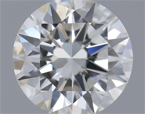 Foto Diamante Natural 0.73 quilates, Redondo , Color I, claridad IF y certificado GIA de