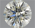 Diamante Natural 0.53 quilates, Redondo , Color M, claridad VVS1 y certificado GIA