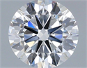 Diamante Natural 0.45 quilates, Redondo , Color F, claridad VS2 y certificado GIA