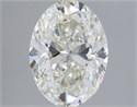 Natural Diamond 2.01 Carats, Oval with  Cut, I Color, SI2 Clarity and Certified by IGI