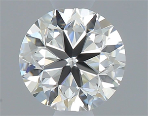 Picture of Natural Diamond 0.40 Carats, Round with Very Good Cut, J Color, VVS1 Clarity and Certified by GIA