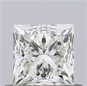Natural Diamond 0.60 Carats, Princess with  Cut, K Color, VS1 Clarity and Certified by GIA