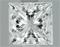 Natural Diamond 1.02 Carats, Princess with  Cut, E Color, VS2 Clarity and Certified by GIA