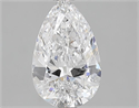 Natural Diamond 2.00 Carats, Pear with  Cut, D Color, SI1 Clarity and Certified by GIA