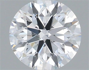 Picture of Natural Diamond 0.43 Carats, Round with Excellent Cut, E Color, VS1 Clarity and Certified by IGI