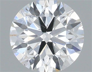 Picture of Natural Diamond 0.42 Carats, Round with Excellent Cut, D Color, SI1 Clarity and Certified by IGI