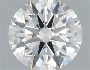 Picture of Natural Diamond 0.41 Carats, Round with Excellent Cut, H Color, VS2 Clarity and Certified by IGI