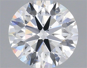Picture of Natural Diamond 0.42 Carats, Round with Excellent Cut, E Color, VS2 Clarity and Certified by IGI