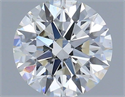 Natural Diamond 0.41 Carats, Round with Excellent Cut, G Color, VS2 Clarity and Certified by IGI