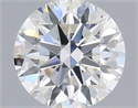 Natural Diamond 0.41 Carats, Round with Excellent Cut, E Color, VS2 Clarity and Certified by IGI